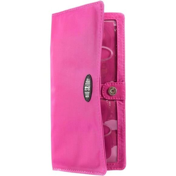 Big Skinny Women's Executive Bi-Fold Checkbook Slim Wallet, Holds Up to 40 Cards - Picture 2 of 7